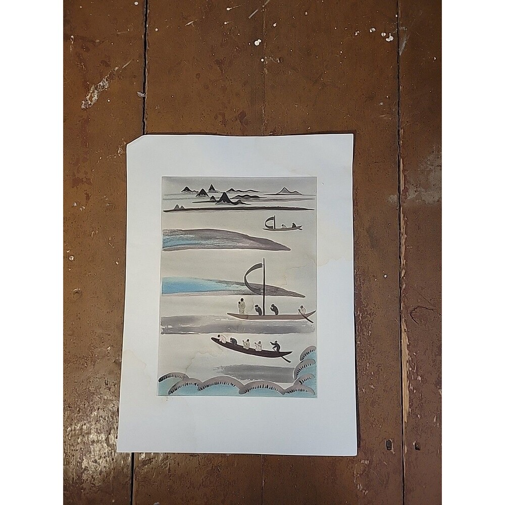 On The River Cave No. 208 "Mural Paintings of the Tunhuang Caves" Dunhuang 1954
